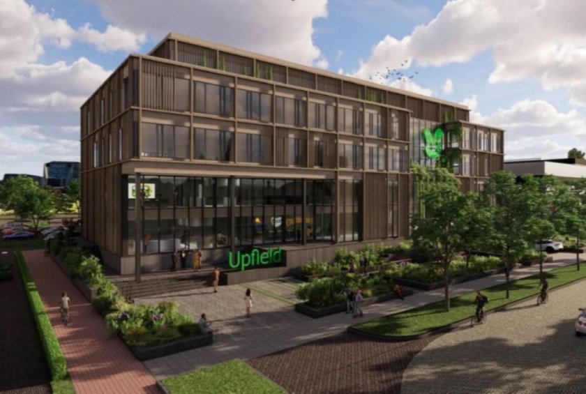 Impressie van het nieuwe Upfield gebouw