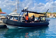 Researchers are ready to leave for the eastern shore of Bonaire. Photo: Area 9, Bonaire